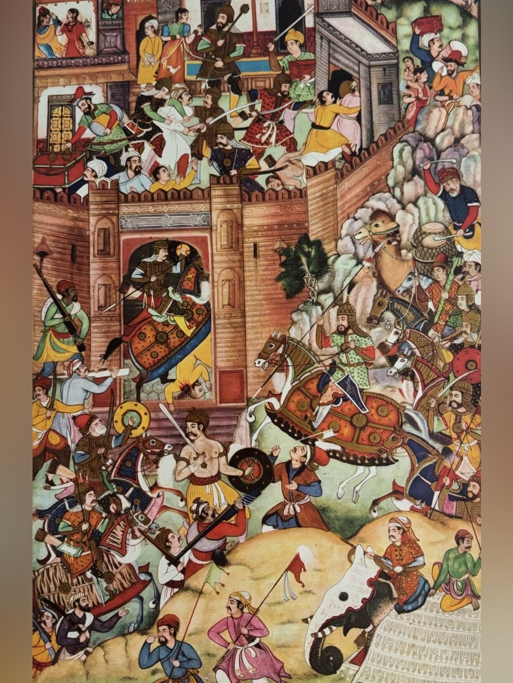 JAMI’ AL-TAVARIKH Original 1950’s Vintage Fine Art Print Antique Persia Persian